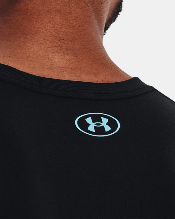 Men's UA Summer Wordmark Short Sleeve, Black, pdpMainDesktop image number 3